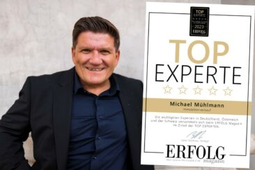 Michael Mühlmann ist der Top Experte für den Immobilienverkauf in Deutschland, Österreich, Schwiez