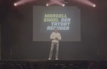 Tatortreiniger Marcell Engel live in Berlin