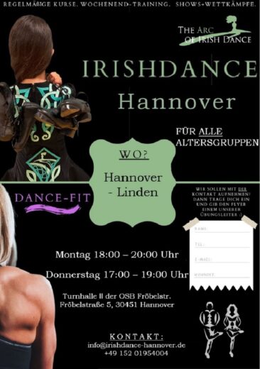 Irish Dance in Hannover – neue Trainingsmöglichkeiten