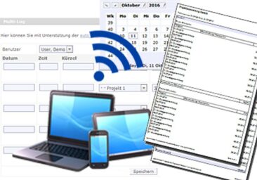 Arbeitszeiterfassung mit nur 3 Klicks. Einfacher geht es nicht!