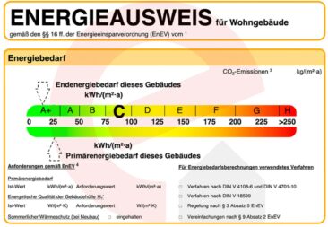 Das Einmaleins beim Energieausweis und Änderungen des GEG