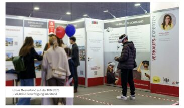 Immobilienbesichtigung mit VR-Brille
