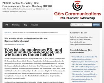 Wie erstelle ich ein professionelles PR- und Kommunikationskonzept (Teil 1)