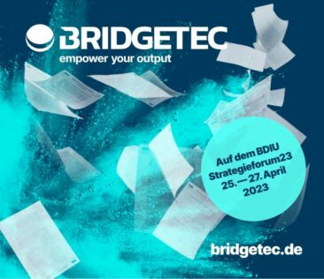 Bridgetec auf dem BDIU Strategieforum23 – Smarte Lösungen für die Inkassokommunikation