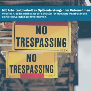Arbeitssicherheit ist ein lästiges Übel!