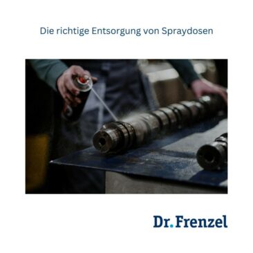 Dr. Hartmut Frenzel betont Relevanz korrekter Spraydosenentsorgung in neuem Blogbeitrag