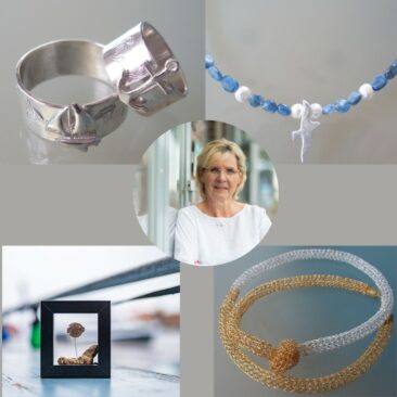 Handgefertigter Schmuck aus Silber und Gold mit einem Hauch von Ostseeflair