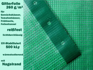 PowerPlanen e. K. erweitert Sortiment und bietet nun hochwertige Gitterfolien für Gewächshäuser an