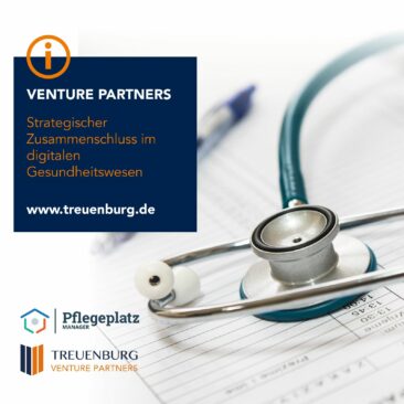 TREUENBURG Venture Partners unterstützt strategischen Zusammenschluss im digitalen Gesundheitswesen