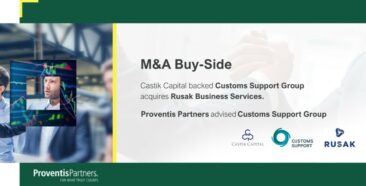 Proventis Partners berät Customs Support Group
