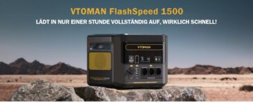 VTOMAN FlashSpeed 1500 Energiezentrale: Mobilität und Funktionalität in einem einzigen Paket.