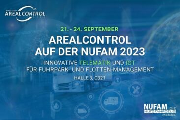 AREALCONTROL präsentiert die Zukunft des Fuhrpark- und Flotten-Managements auf der NUFAM 2023