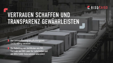 LkSG – Vertrauen schaffen und Transparenz gewährleisten