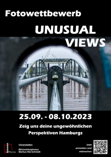 „Unusual Views“ Fotowettbewerb:  Hamburg aus ungewöhnlichen Perspektiven entdecken
