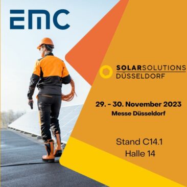EMC-direct auf der Solar Solutions Düsseldorf am 29. und 30. November 2023