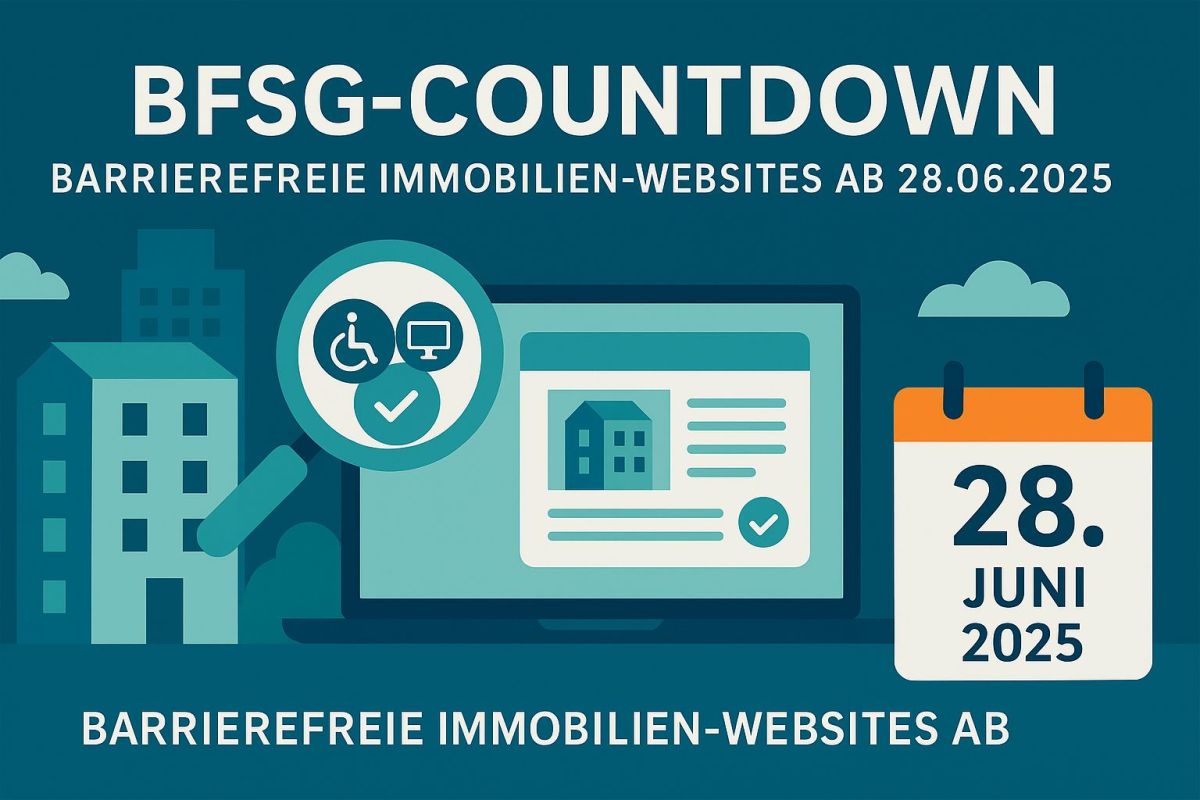 BFSG-Countdown: Immobilienmakler & Wohnimmobilienverwalter müssen jetzt Barrierefreiheit liefern