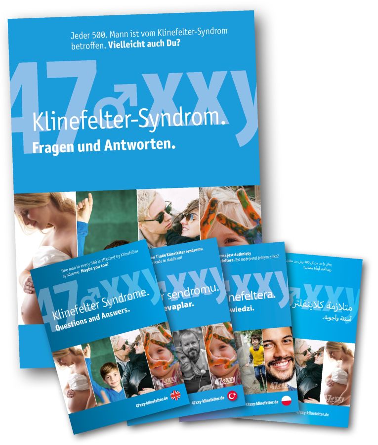 Die Broschüre “Klinefelter-Syndrom. Fragen und Antworten” bietet Informationen in fünf Sprachen