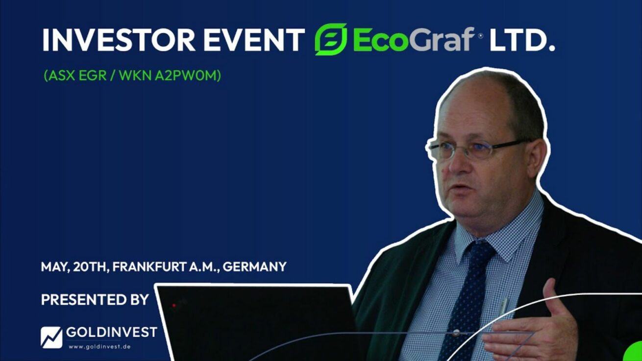 EcoGraf in Frankfurt – MD Andrew Spinks über die Fortschritte seiner Graphitfirma