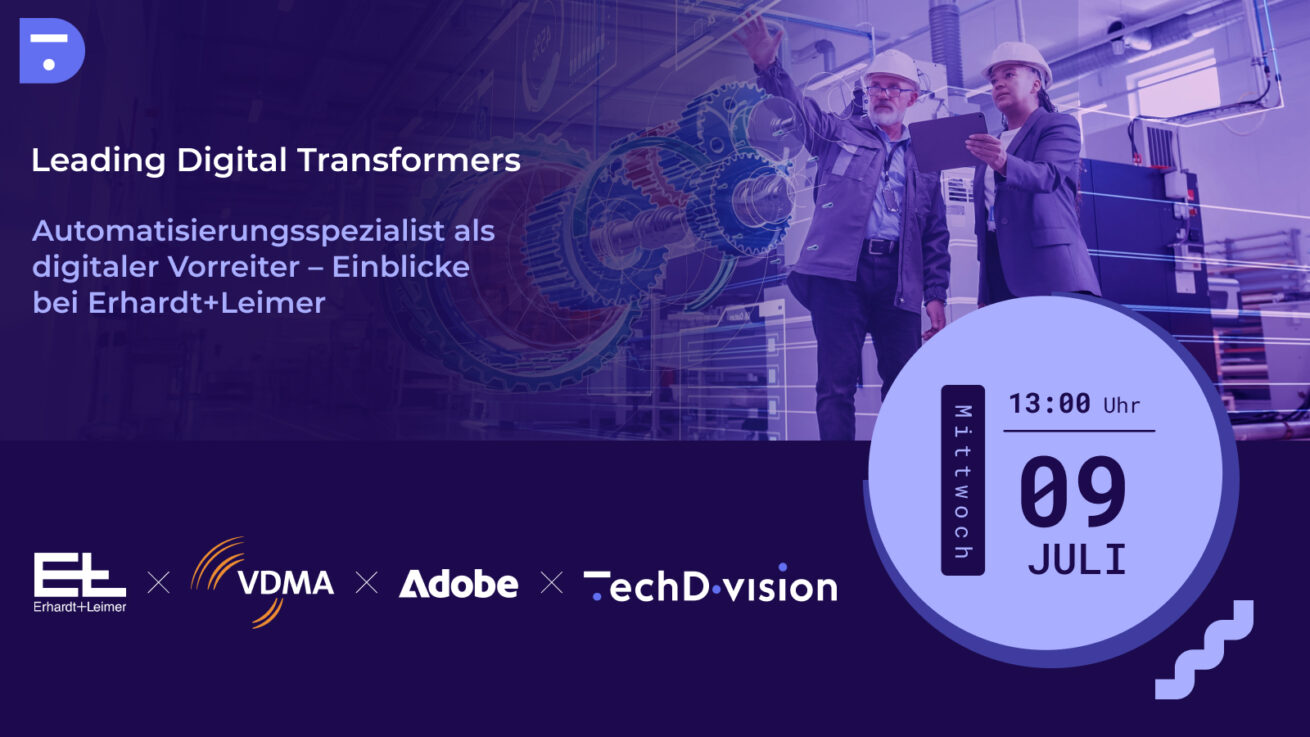 Event-Einladung: Erhardt+Leimer gibt vor Ort Einblicke in erfolgreiche Digitalisierungsprojekte im B2B