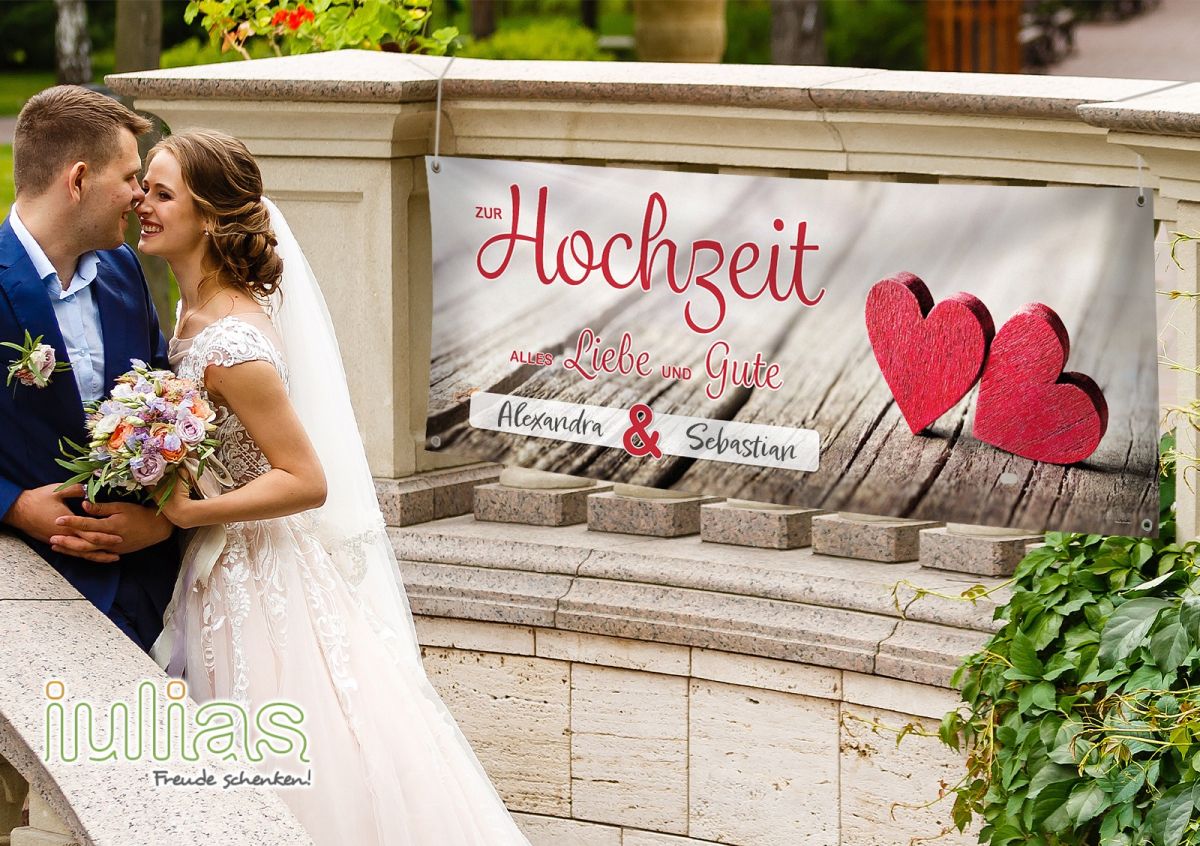 Hochzeitsbanner und Poster von iulias.de: Persönliche Deko für unvergessliche Momente