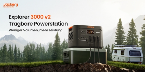 Leichteste 3-kWh-Powerstation: Jackery Explorer 3000 v2