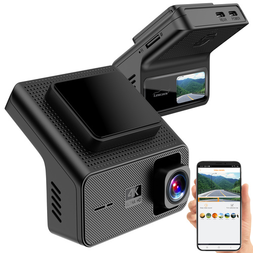 Lescars 4K-UHD-Dashcam mit GPS MDV-3170