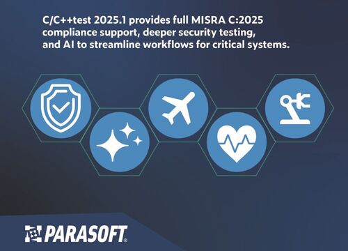 Parasoft erweitert die Automatisierung von C/C++-Softwaretests um vollen MISRA C:2025-Support