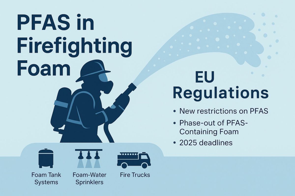 PFAS/PFC in Schaumlöschanlagen und Sprinklersystemen: Aktuelle regulatorische Entwicklungen