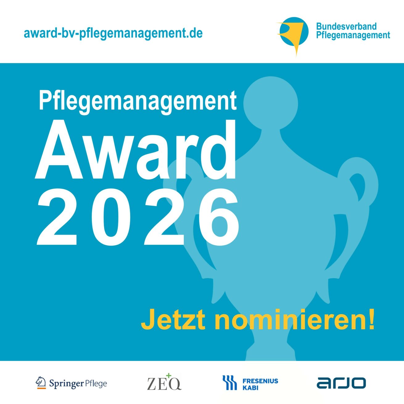 Pflegemanagement-Award 2026: Engagement sichtbar machen und gemeinsam die Zukunft der Pflege gestalten