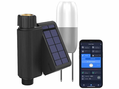Royal Gardineer WLAN-Bewässerungscomputer BWC-620.app & Bodenfeuchtigkeitssensor