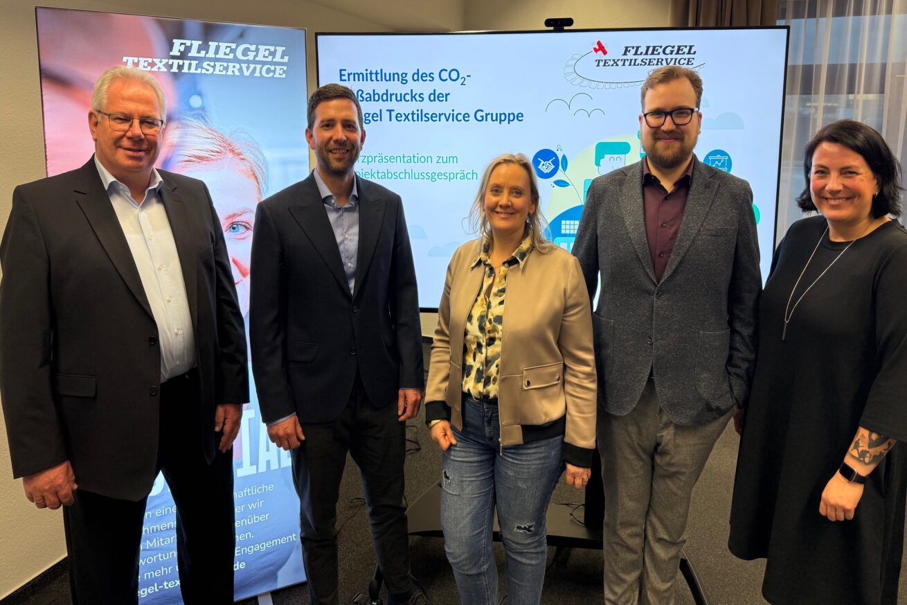 Servitex-Mitglied Fliegel Textilservice erstellt CO?-Bilanzen für alle Standorte