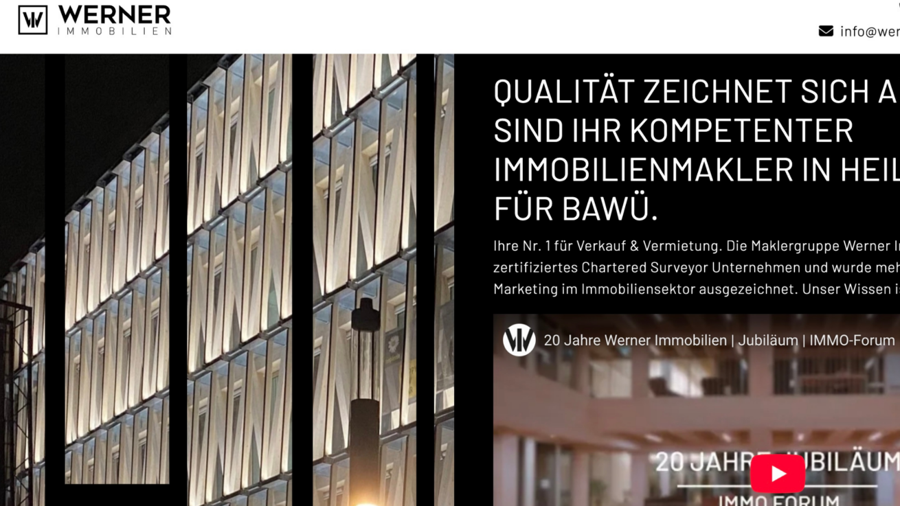 Werner Immobilien – Ihr erfahrener Partner für Immobilien in Heilbronn und Umgebung