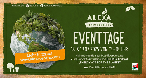 “BEWUSST (ER) LEBEN”: Aktionswochen im ALEXA laden zum Mitmachen ein