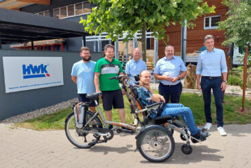 Gemeinnütziger NH/HH Recyclingverein spendet EUR 8500 an Hagsfelder Werkstätten