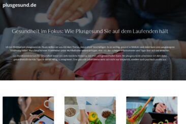 Gesund leben, gesund bleiben: Plusgesund im Porträt