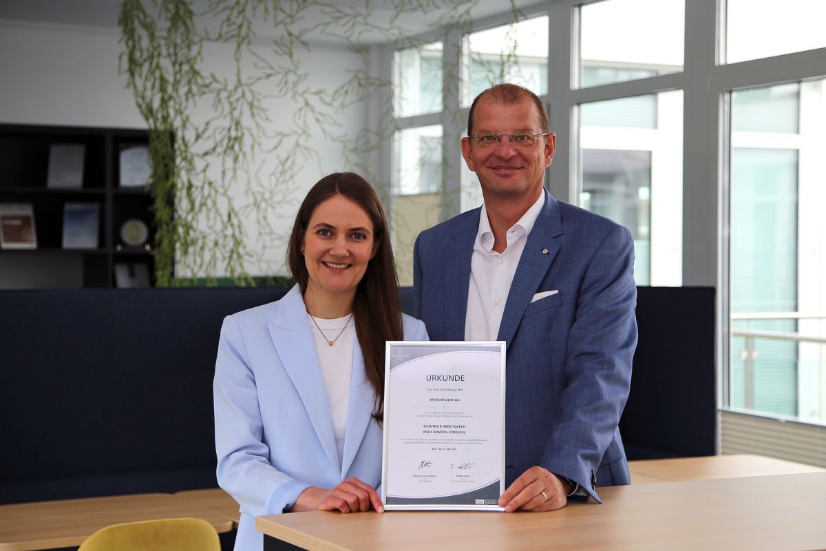 Gesundheit gewinnt: Merkur erhält Auszeichnung für wegweisendes Gesundheitsmanagement