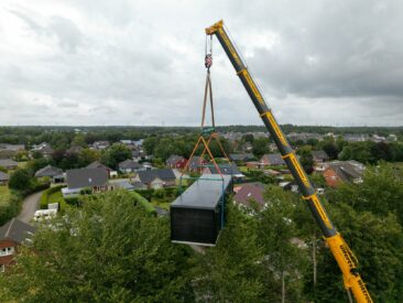 HanseWerk-Tochter HanseWerk Natur: Großwärmepumpe in Langenhorn angeliefert
