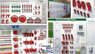 Individuelle Shadowboards mit Brady LOTO-Ausrüstung von MAKRO IDENT