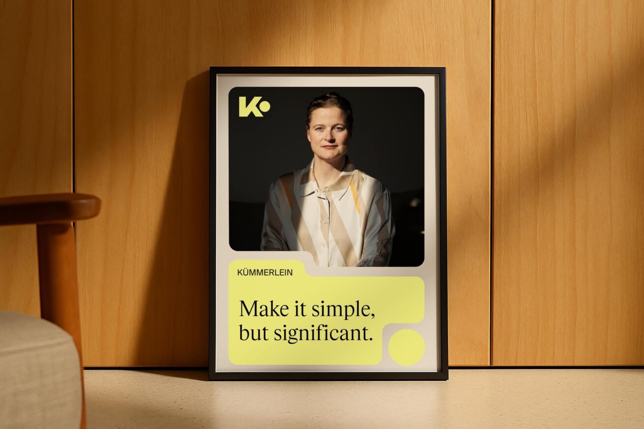 KittoKatsu Boutique Branding makes Kümmerlein’s legal identity simple and significant