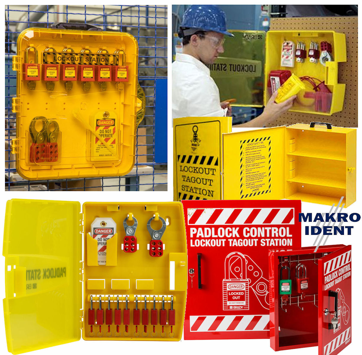 Lockout-Stationen für geordnete und sichere Aufbewahrungslösungen