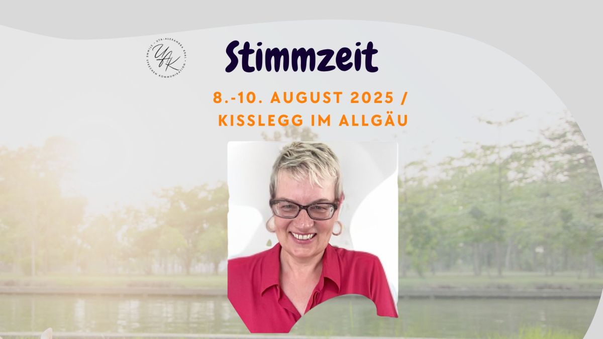 Mini-Auszeit für Menschen mit Verantwortung: Stimmzeit