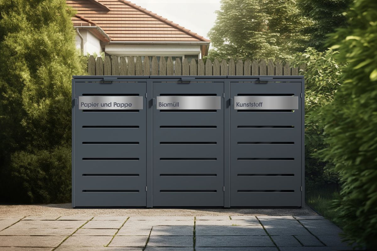 Mülltonnenboxen sind stilvolle Lösungen für jeden Garten