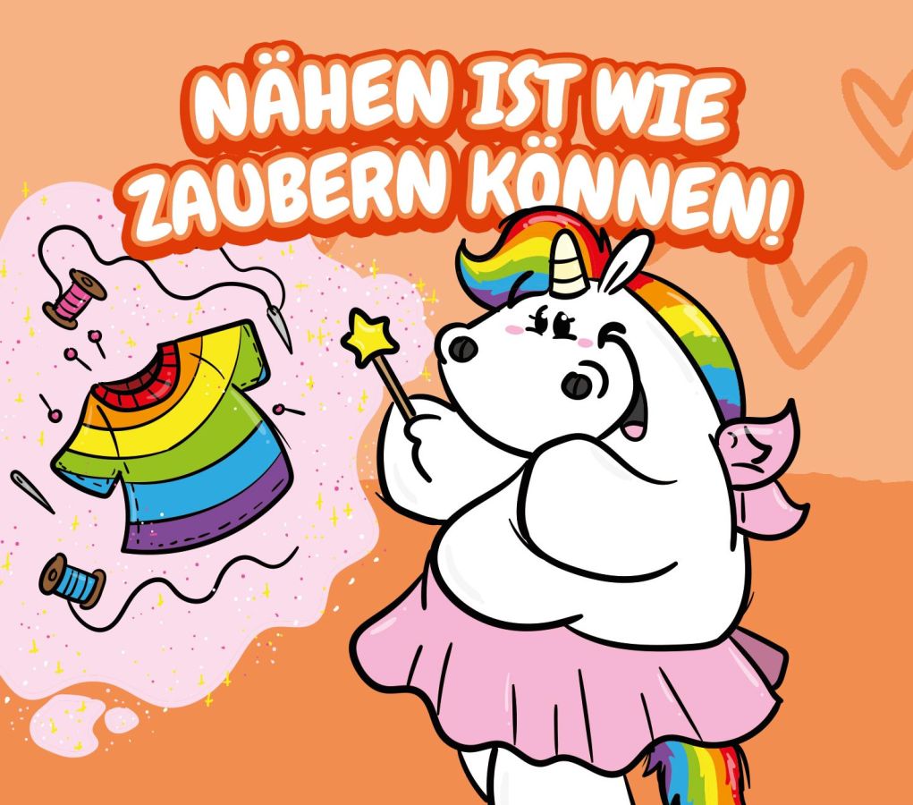 Nähen mit Glitzer – Pummeleinhorn meets Schnuckidu