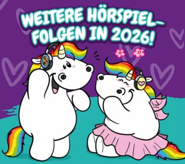 Pummeleinhorns Abenteuer – Hörspiele gehen 2026 in die Verlängerung!