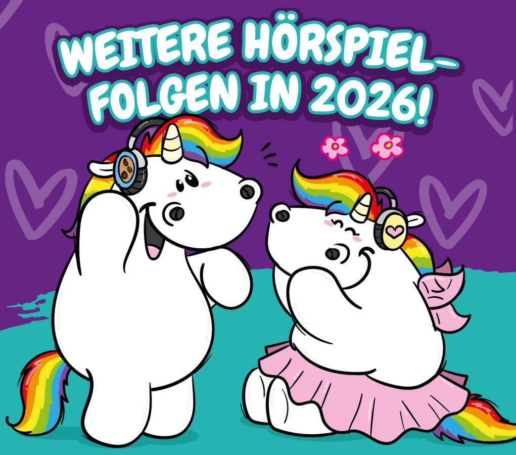 Pummeleinhorns Abenteuer – Hörspiele gehen 2026 in die Verlängerung!