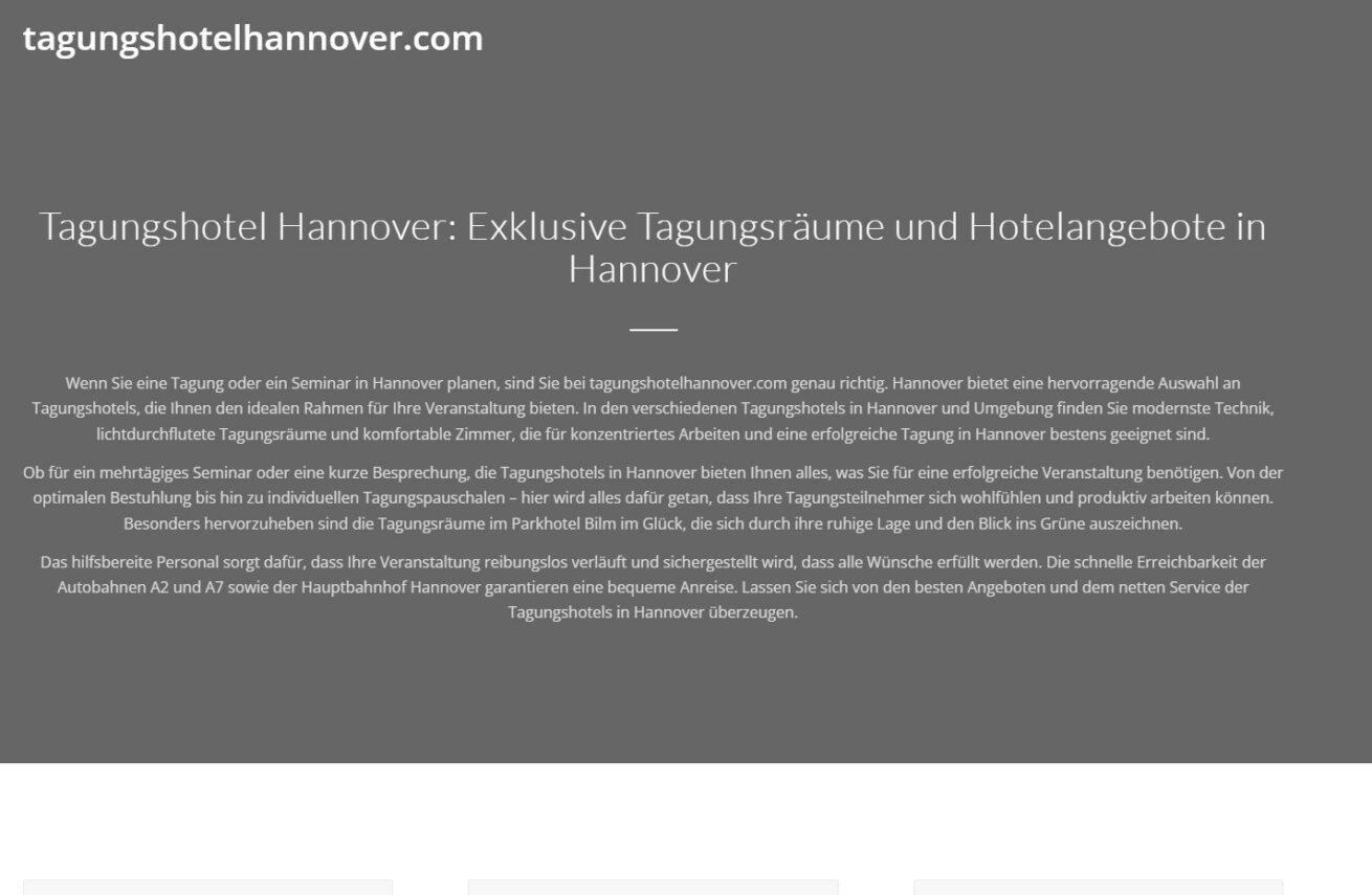 Tagungshotels in Hannover: Orte für Austausch, Ideen und Erfolge