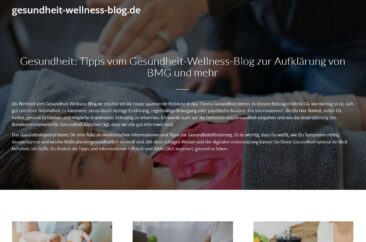 Wellness trifft Wissenschaft: Ein Blog für Körper, Geist und Seele