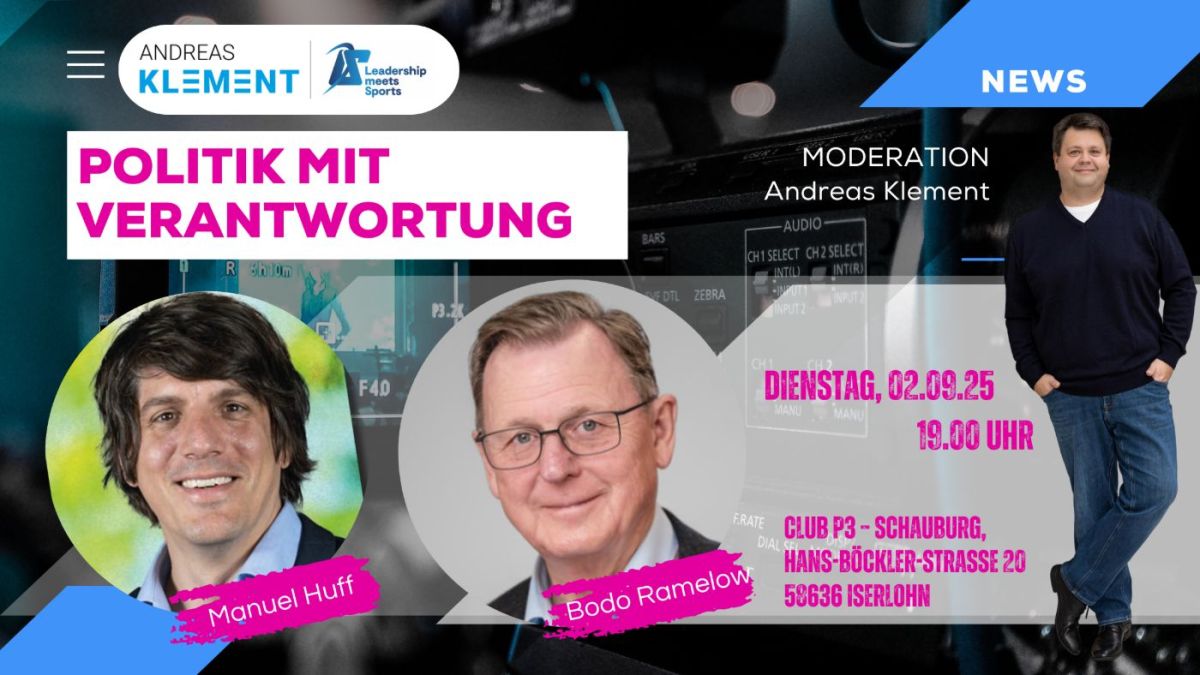 Andreas Klement moderiert Bürgerdialog “Politik mit Verantwortung” in Iserlohn