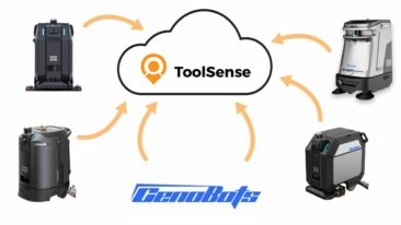 CenoBots Reinigungsroboter in ToolSense Plattform integriert