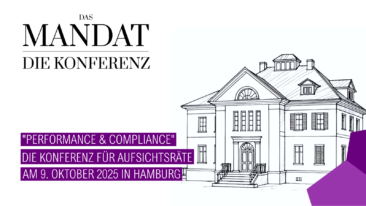 DAS MANDAT – DIE KONFERENZ: Performance & Compliance am 09. Oktober in Hamburg